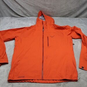 Dynafit Jacket Mens Large Orange Traverse GTX Gore-Tex Active‎ Waterproof Rain